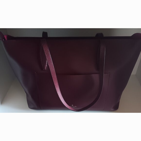 Kate Spade Burgundy Tote and Wallet Set - Picture 8 of 10